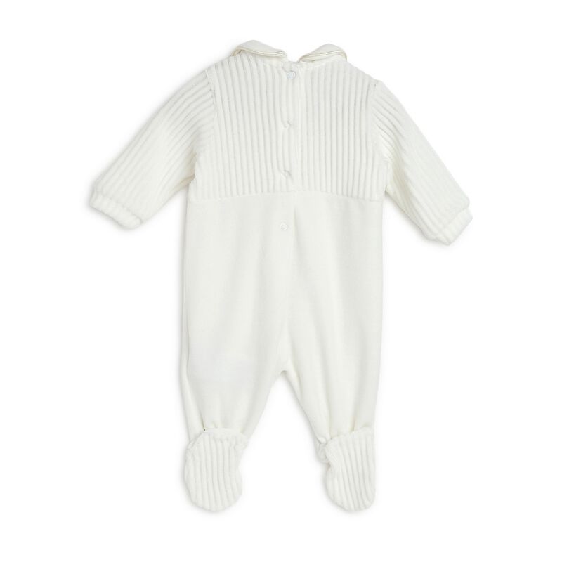 Girls Bronze Embellished Leg Opening Babysuit image number null